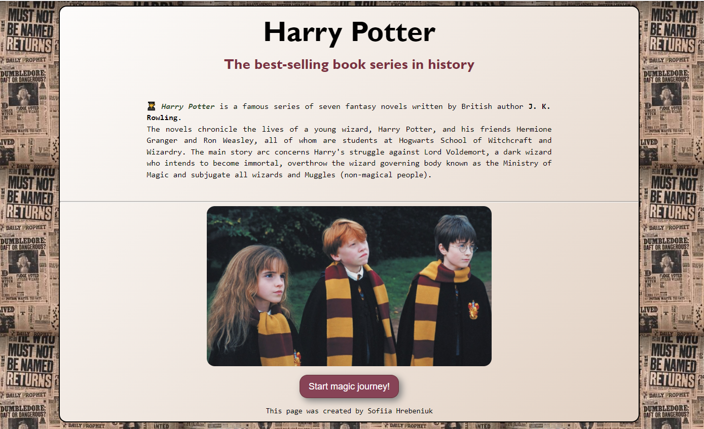 Harry Potter App